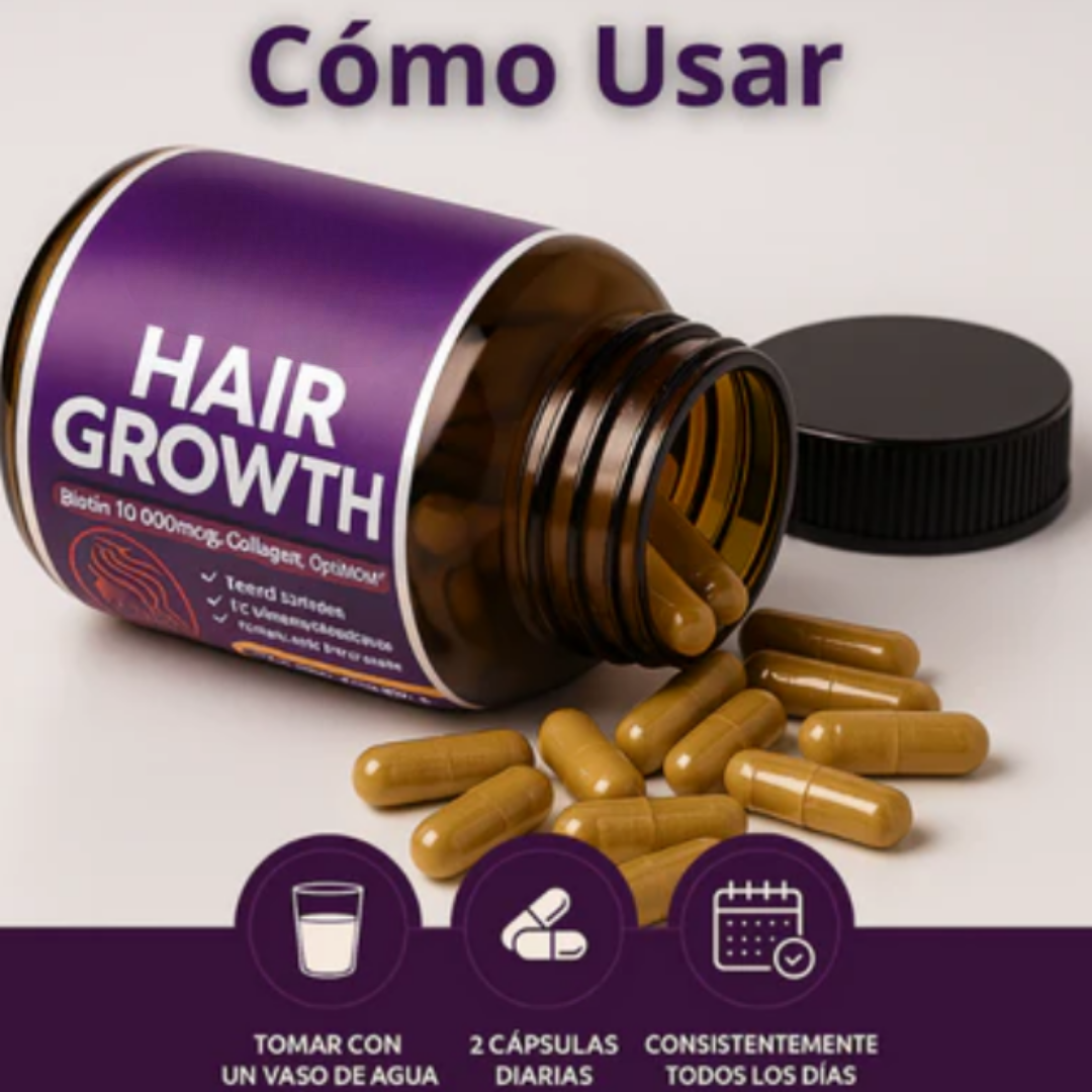 HAIR GROWTH™ - Fortalecimiento y crecimiento de cabello